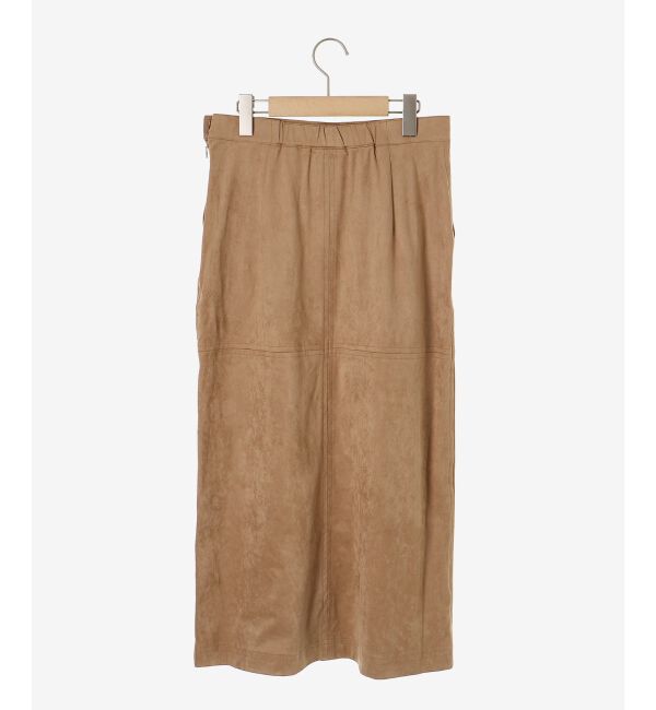  「リバーフェイクスエードタイトスカート」|タイト|