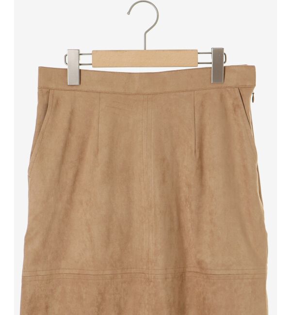  「リバーフェイクスエードタイトスカート」|タイト|