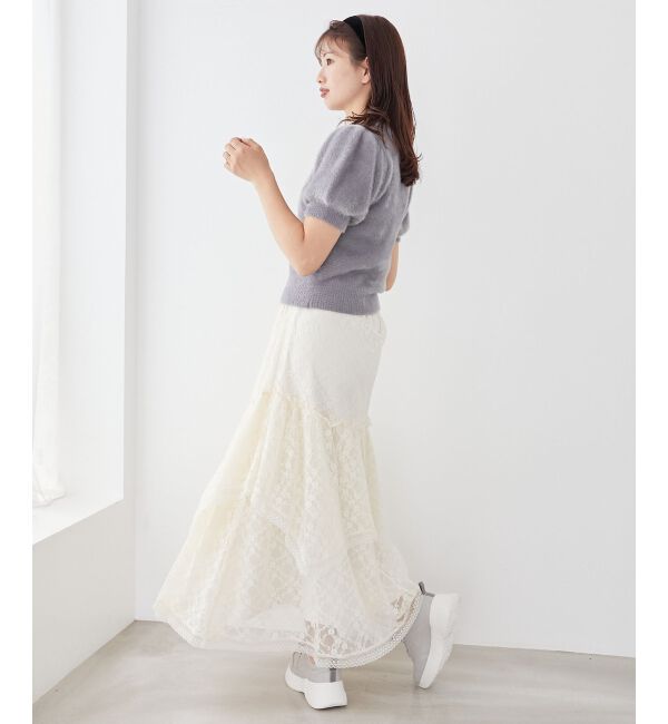 MAJESTICLEGON「ティアードヘムラインスカート」|スカート|