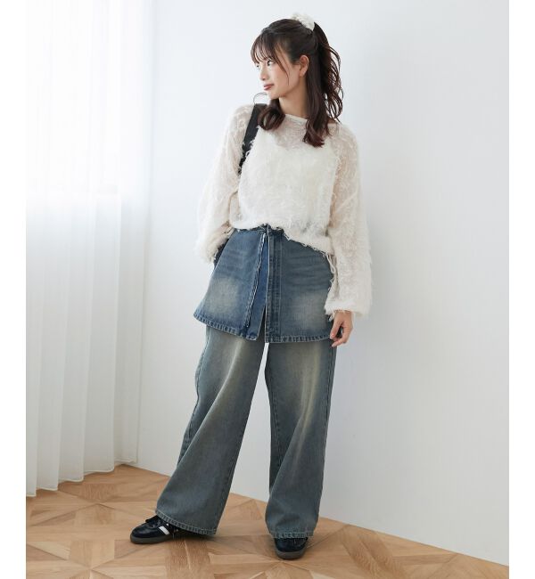 MAJESTICLEGON「2wayラップミニスカート」|スカート|