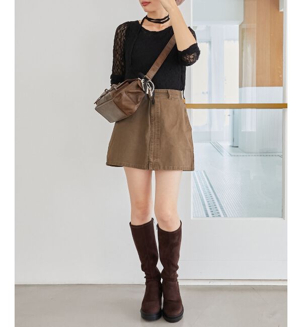 MAJESTICLEGON「2wayラップミニスカート」|スカート|