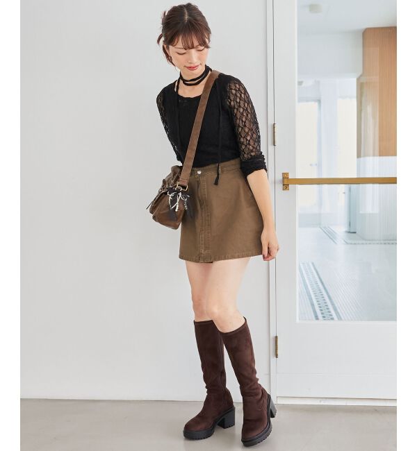MAJESTICLEGON「2wayラップミニスカート」|スカート|