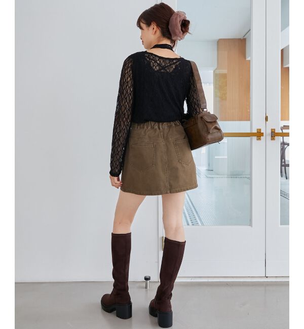 MAJESTICLEGON「2wayラップミニスカート」|スカート|