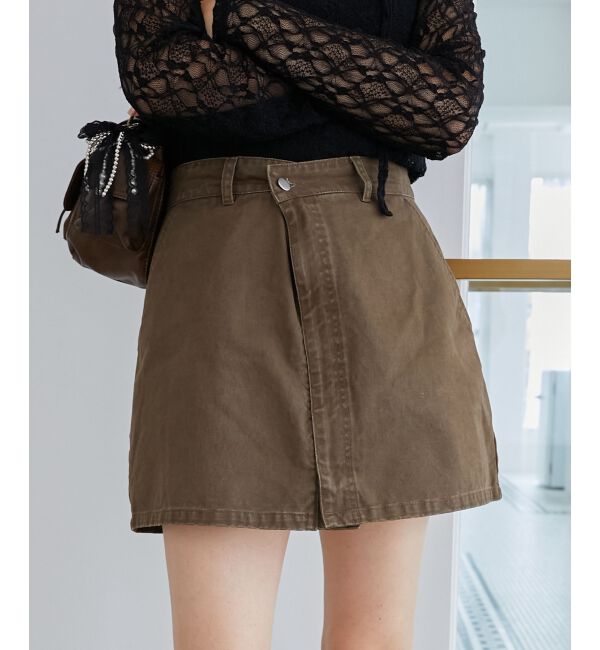 MAJESTICLEGON「2wayラップミニスカート」|スカート|