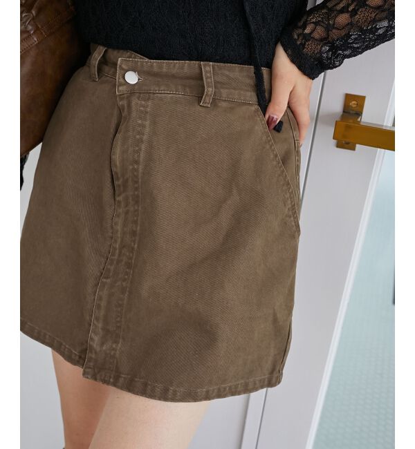 MAJESTICLEGON「2wayラップミニスカート」|スカート|