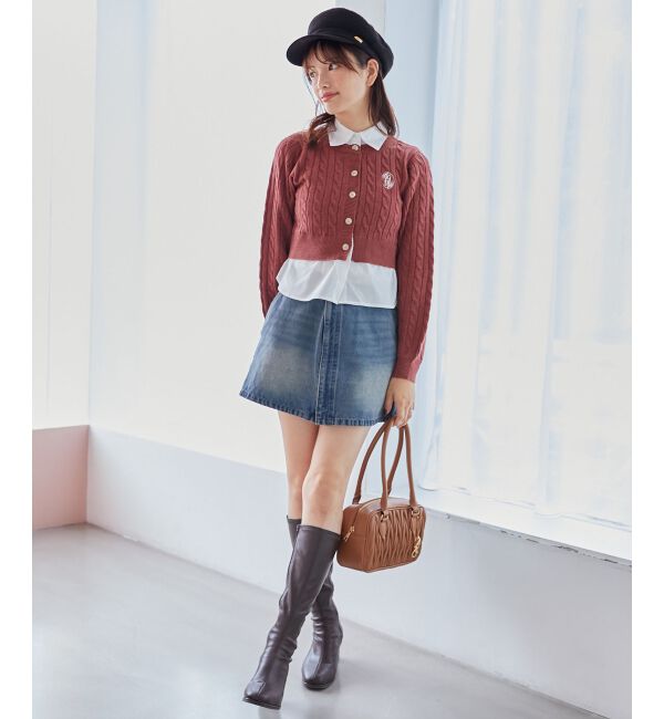 MAJESTICLEGON「2wayラップミニスカート」|スカート|