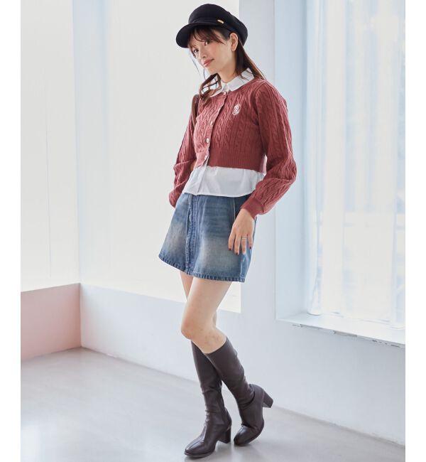 MAJESTICLEGON「2wayラップミニスカート」|スカート|