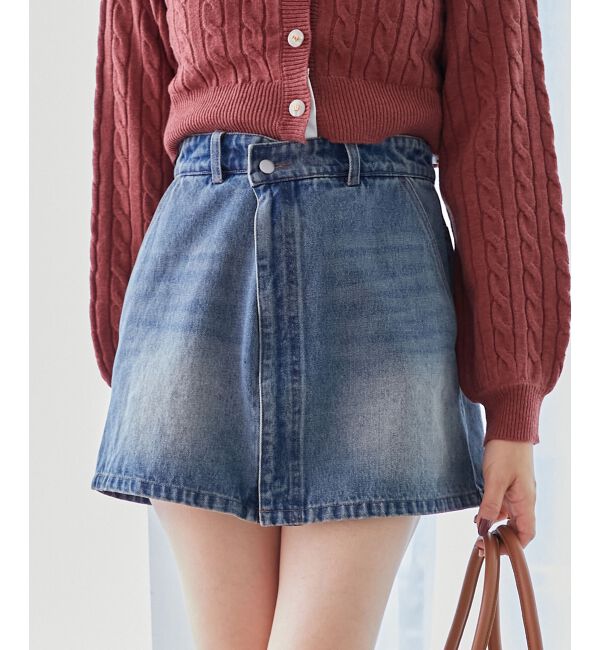 MAJESTICLEGON「2wayラップミニスカート」|スカート|