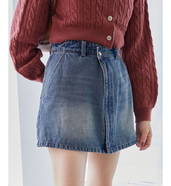 MAJESTICLEGON「2wayラップミニスカート」|スカート|