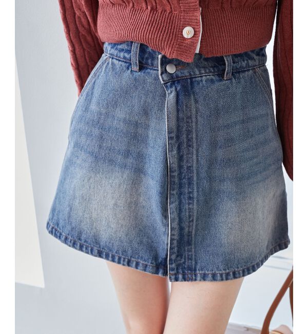 MAJESTICLEGON「2wayラップミニスカート」|スカート|