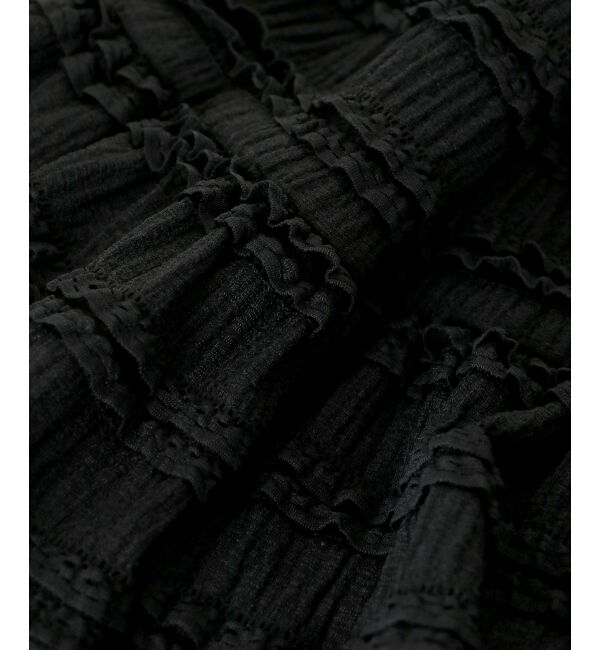 MAJESTICLEGON「カットレースフリルミニスカパン」|スカート|