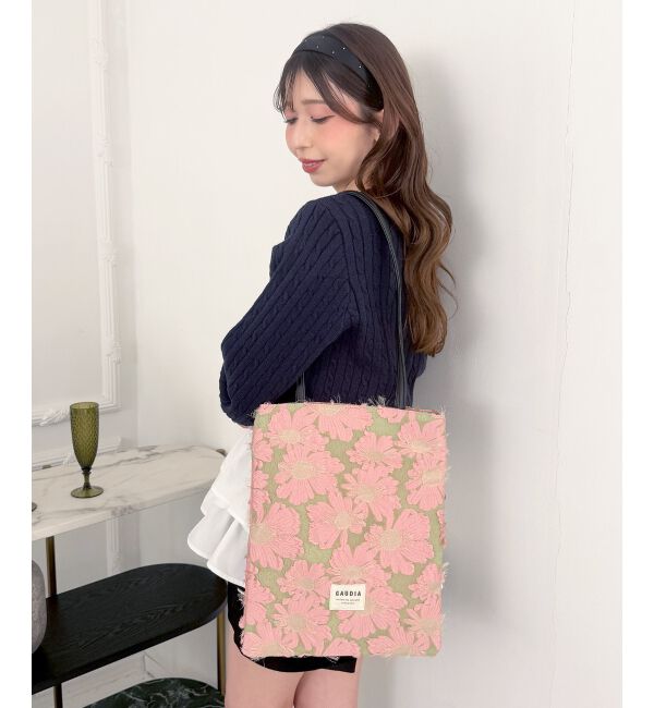  「フェミニンフラワートート」|トートバッグ|