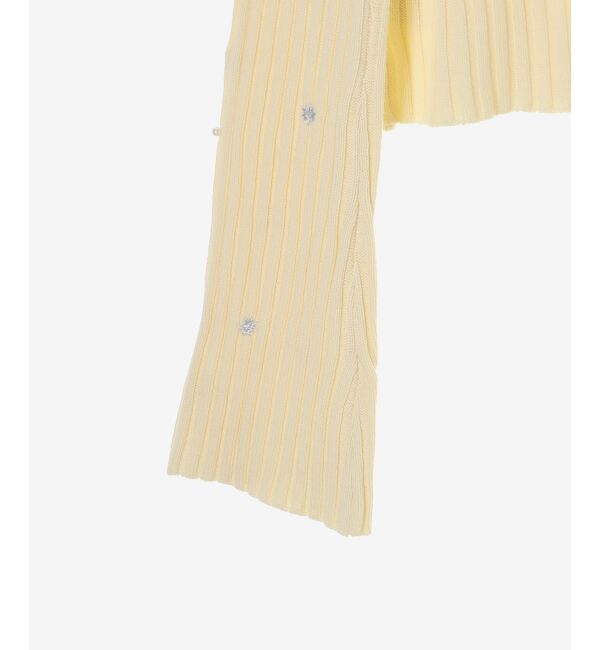  「キャミセットフラワー刺繍カーデ」|カーディガン|