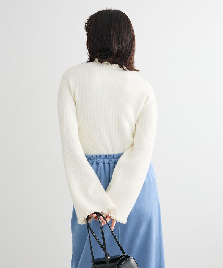 Green Parks「・swing by ウラシャギーフレアスリーブニット」|ニット・セーター|