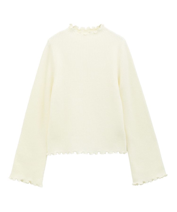 Green Parks「・swing by ウラシャギーフレアスリーブニット」|ニット・セーター|