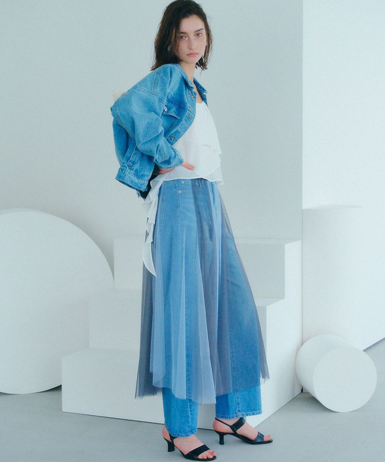 Editt by YECCA VECCA「アシメラッフルオーバーキャミ」|キャミソール|