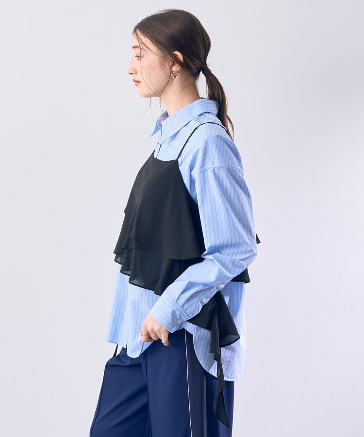 Editt by YECCA VECCA「アシメラッフルオーバーキャミ」|キャミソール|