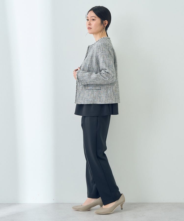 YECCA VECCA「ツイードジャケット」|テーラードジャケット|