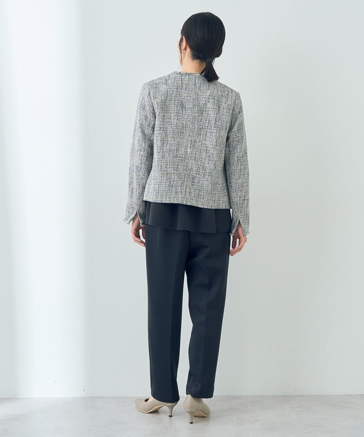 YECCA VECCA「ツイードジャケット」|テーラードジャケット|