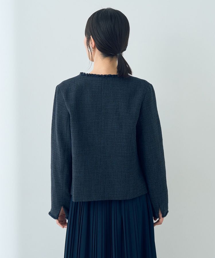 YECCA VECCA「ツイードジャケット」|テーラードジャケット|