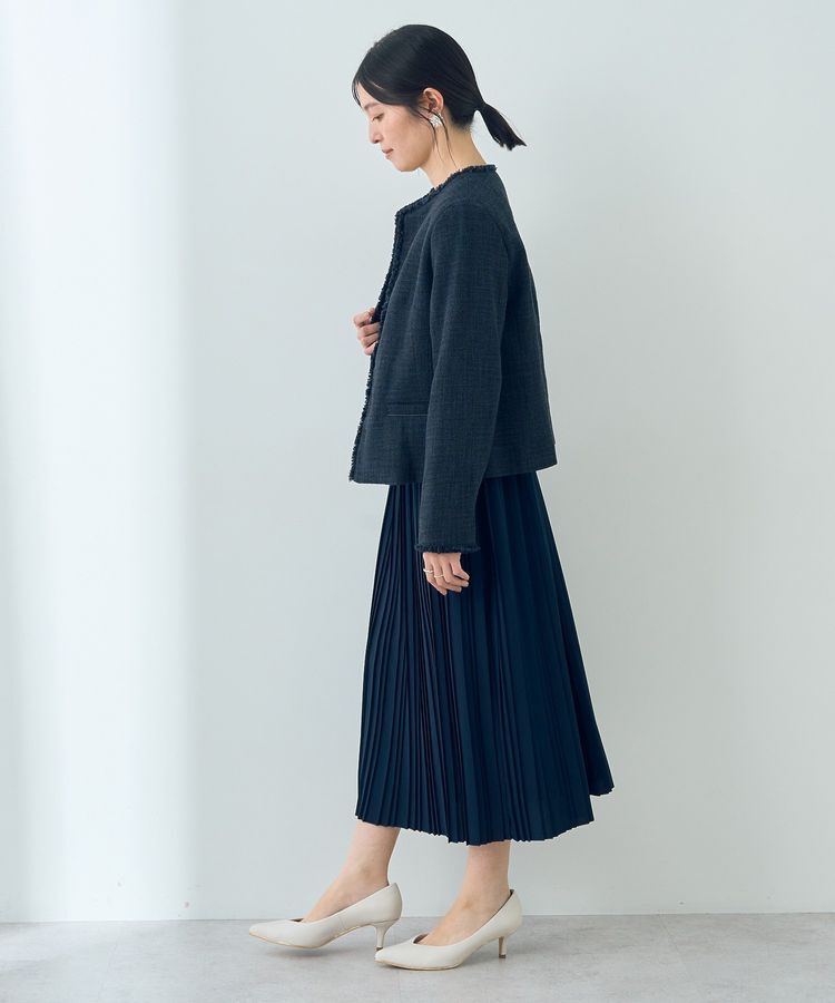 YECCA VECCA「ツイードジャケット」|テーラードジャケット|