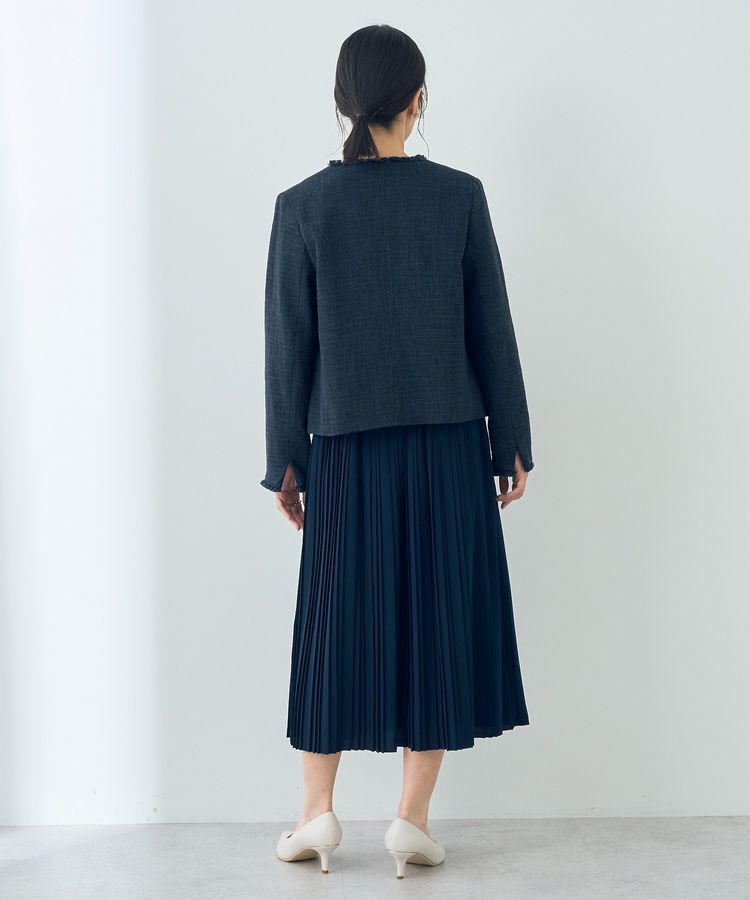 YECCA VECCA「ツイードジャケット」|テーラードジャケット|