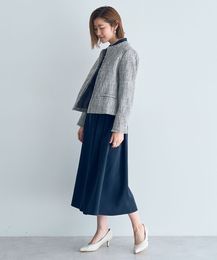 YECCA VECCA「ツイードジャケット」|テーラードジャケット|
