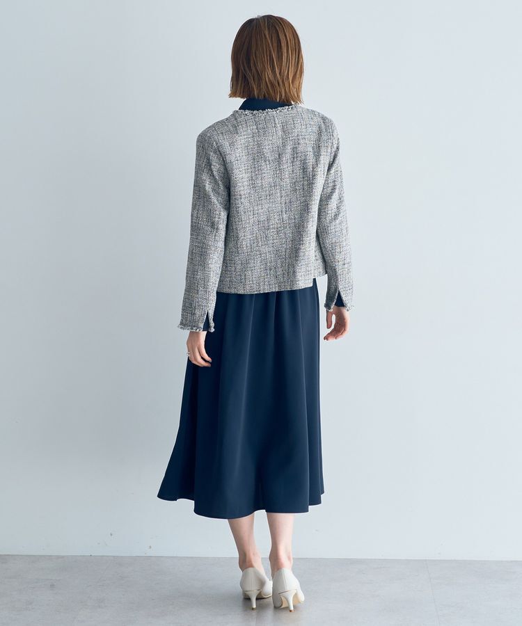 YECCA VECCA「ツイードジャケット」|テーラードジャケット|