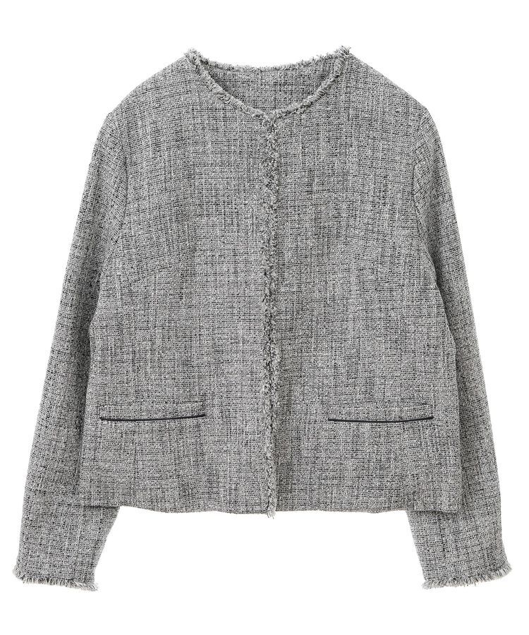 YECCA VECCA「ツイードジャケット」|テーラードジャケット|