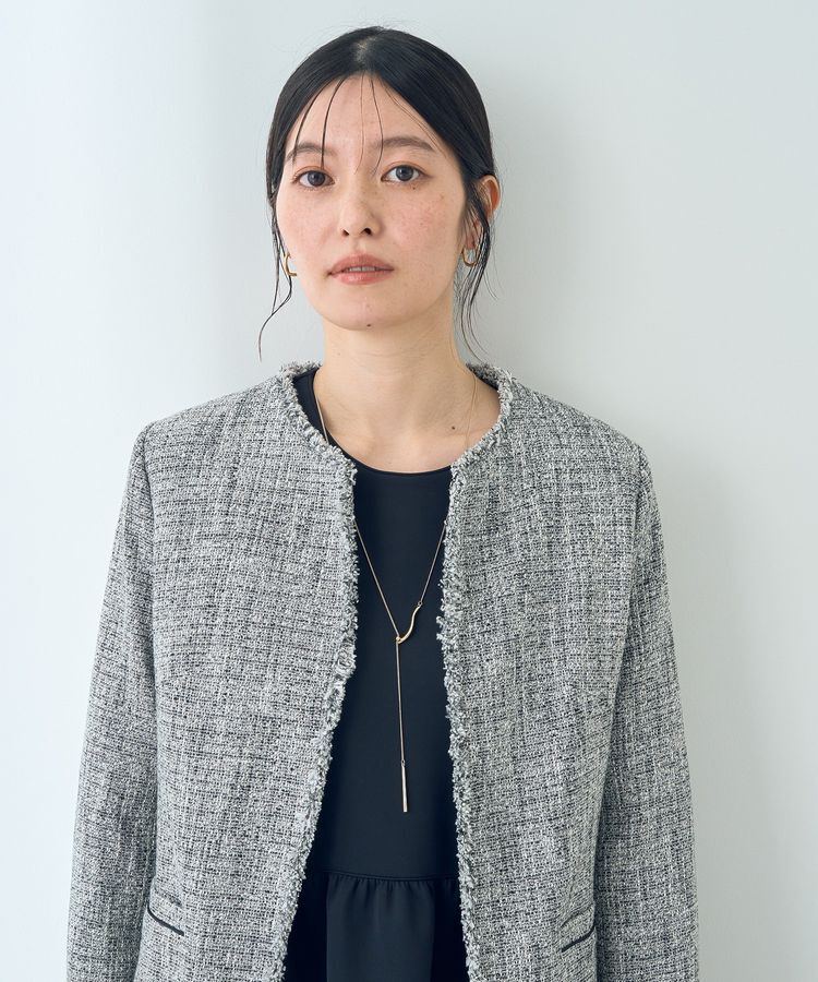 YECCA VECCA「ツイードジャケット」|テーラードジャケット|