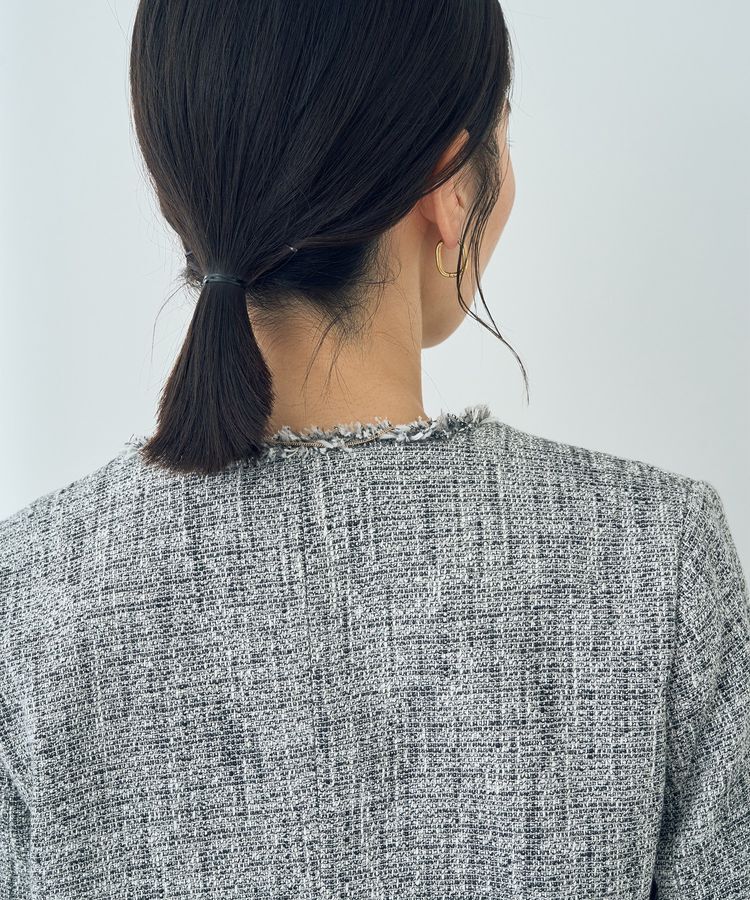 YECCA VECCA「ツイードジャケット」|テーラードジャケット|
