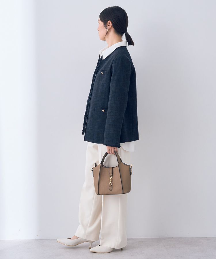YECCA VECCA「金釦ツイードジャケット」|テーラードジャケット|