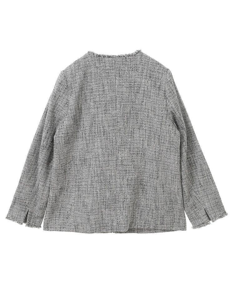 YECCA VECCA「金釦ツイードジャケット」|テーラードジャケット|