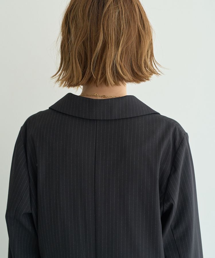 YECCA VECCA「2wayアシメデザインロングジャケット」|テーラードジャケット|