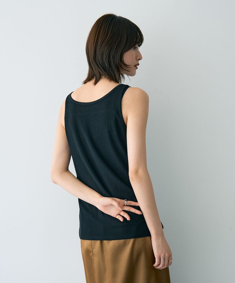 YECCA VECCA「2wayスクエアリブタンクトップ」|キャミソール|