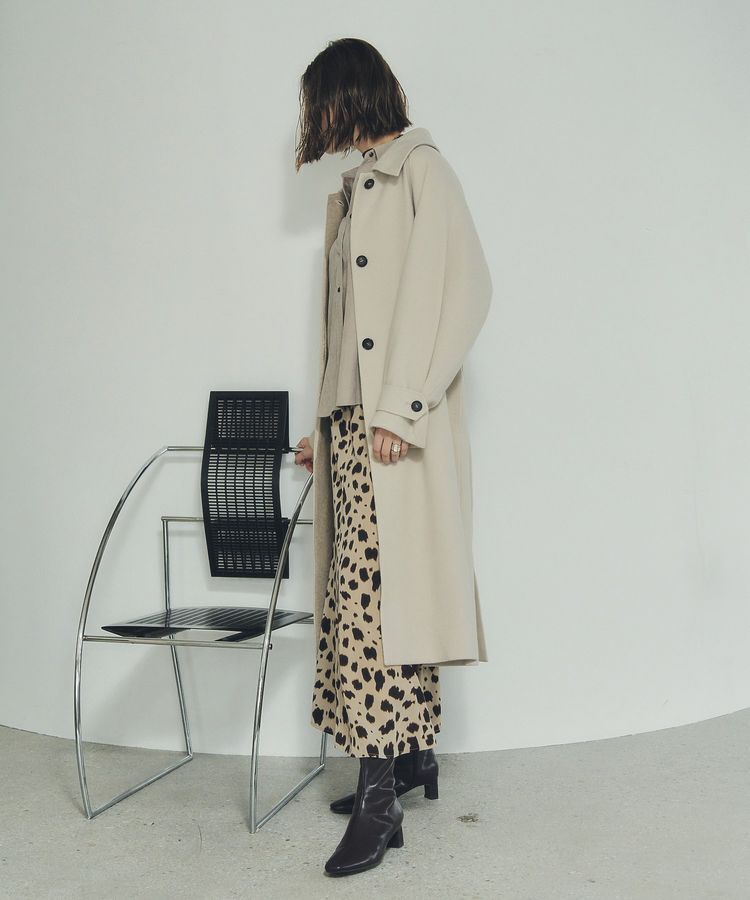 YECCA VECCA「ウール混ステンカラーロングコート」|その他|