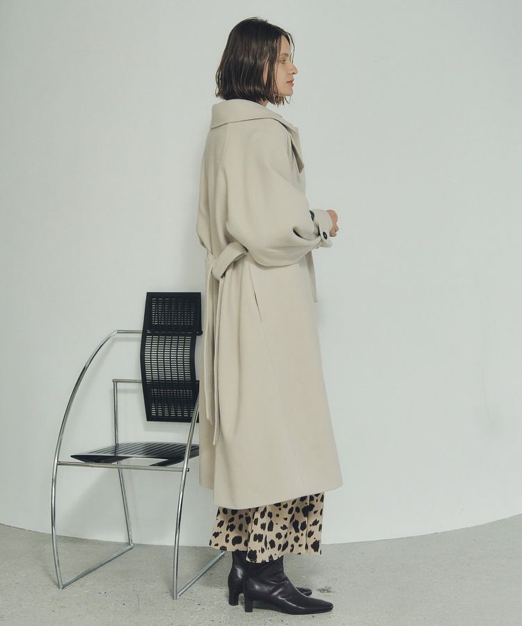 YECCA VECCA「ウール混ステンカラーロングコート」|その他|