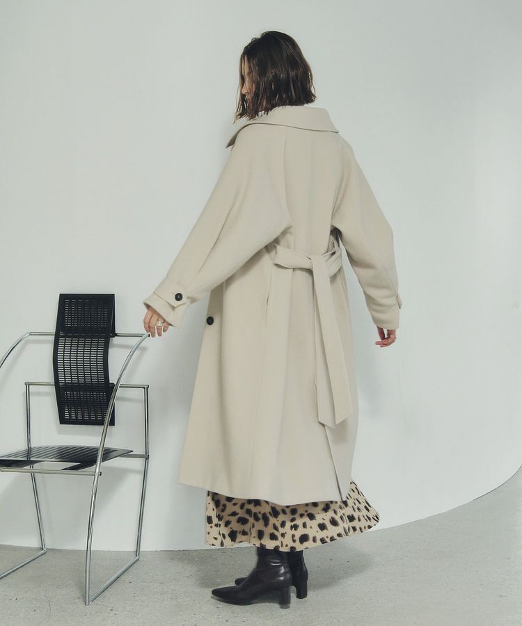 YECCA VECCA「ウール混ステンカラーロングコート」|その他|