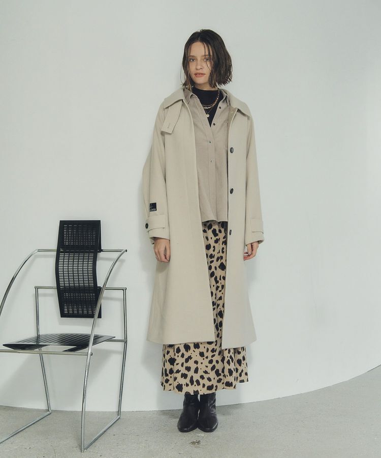 YECCA VECCA「ウール混ステンカラーロングコート」|その他|