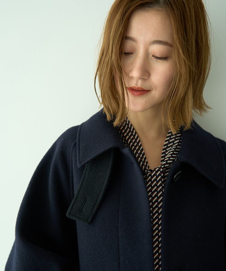 YECCA VECCA「ウール混ステンカラーロングコート」|その他|