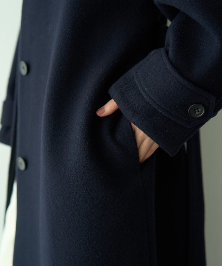 YECCA VECCA「ウール混ステンカラーロングコート」|その他|