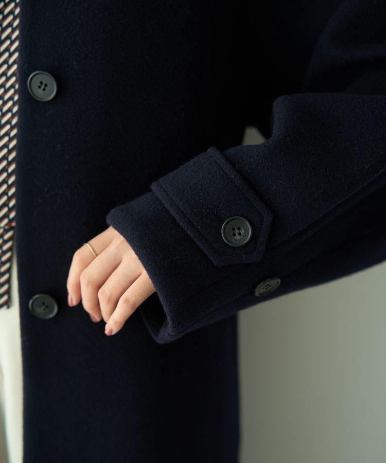 YECCA VECCA「ウール混ステンカラーロングコート」|その他|