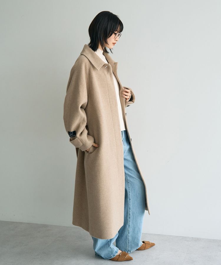 YECCA VECCA「ウール混ステンカラーロングコート」|その他|