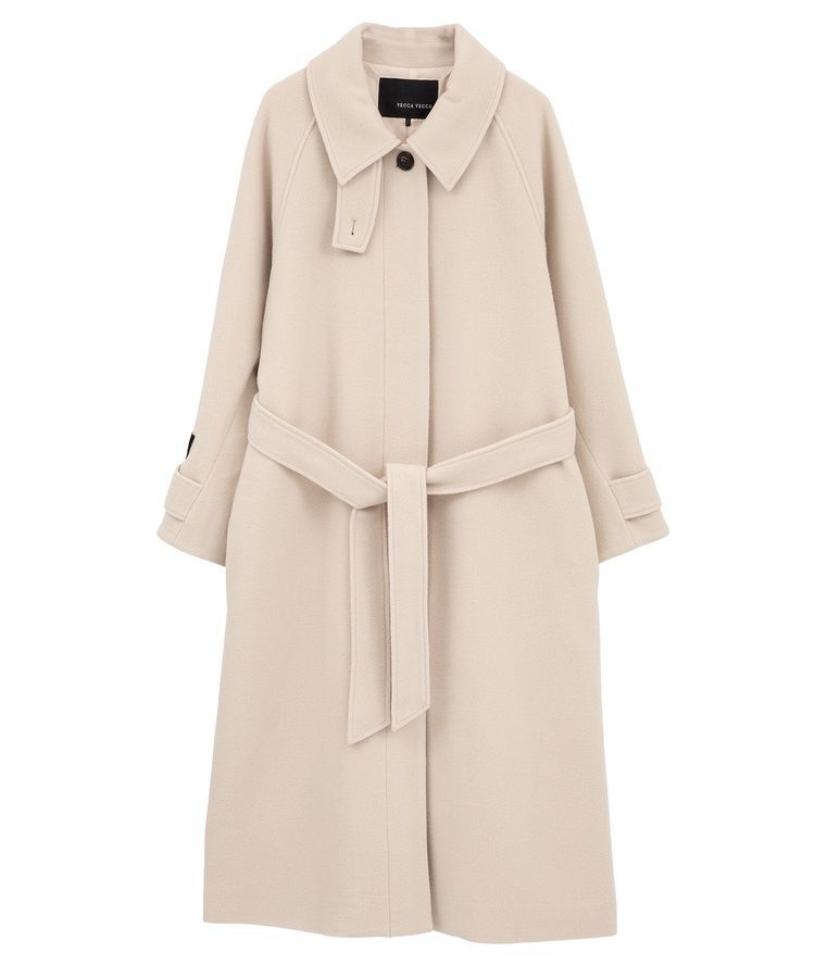 YECCA VECCA「ウール混ステンカラーロングコート」|その他|