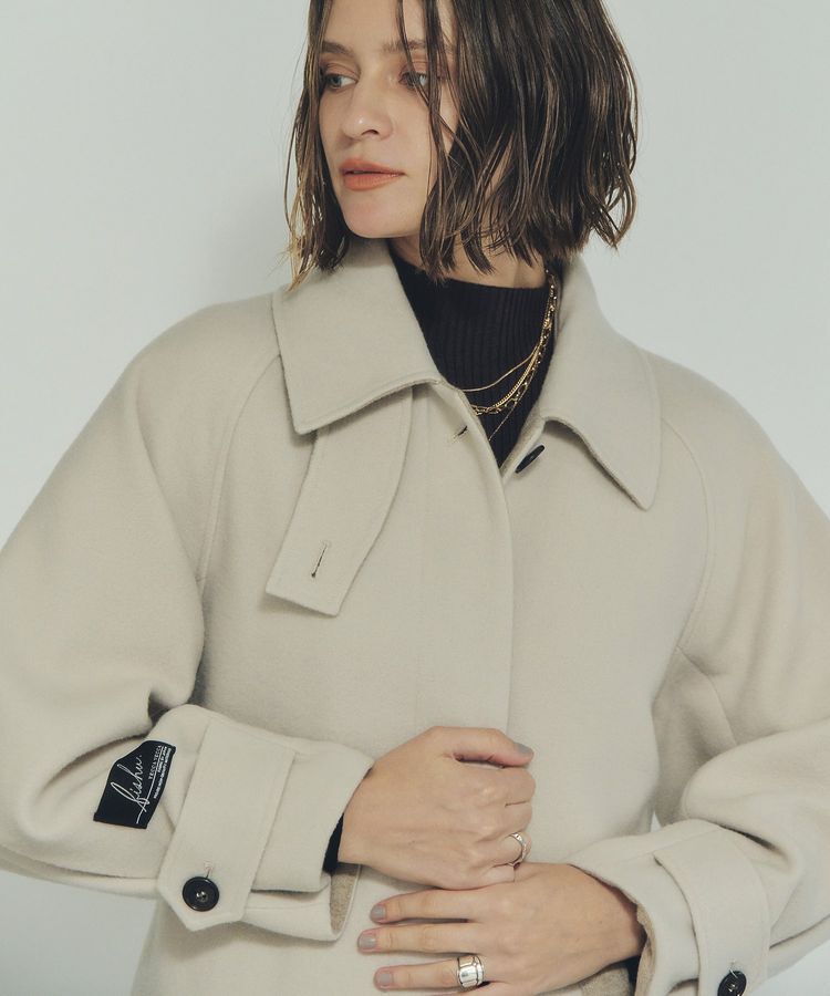 YECCA VECCA「ウール混ステンカラーロングコート」|その他|