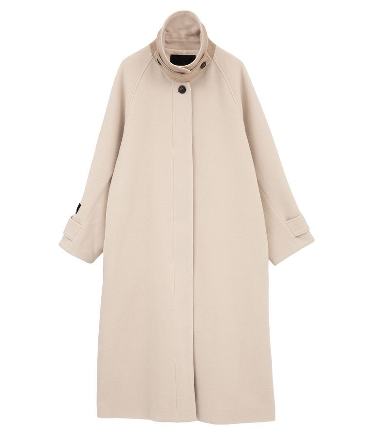 YECCA VECCA「ウール混ステンカラーロングコート」|その他|