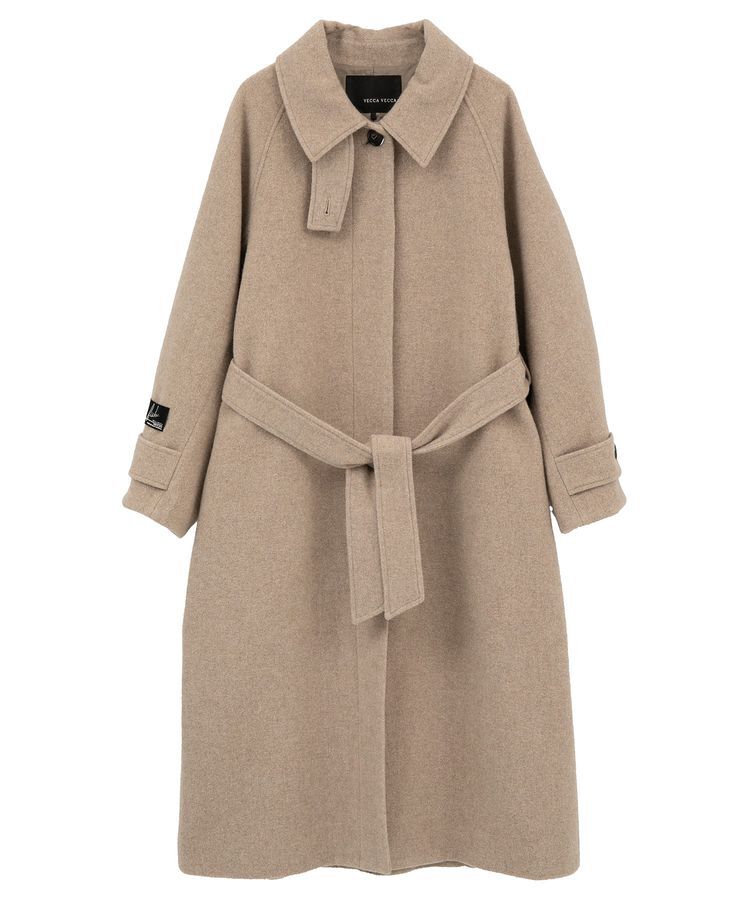 YECCA VECCA「ウール混ステンカラーロングコート」|その他|