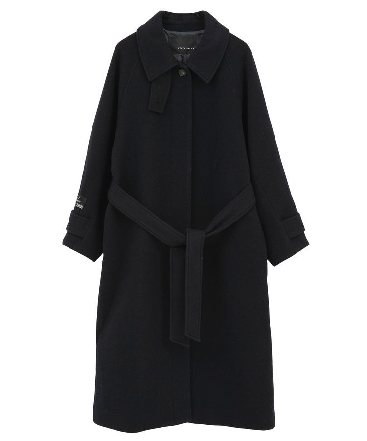 YECCA VECCA「ウール混ステンカラーロングコート」|その他|