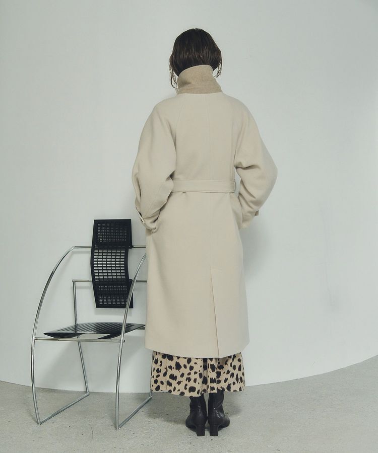 YECCA VECCA「ウール混ステンカラーロングコート」|その他|