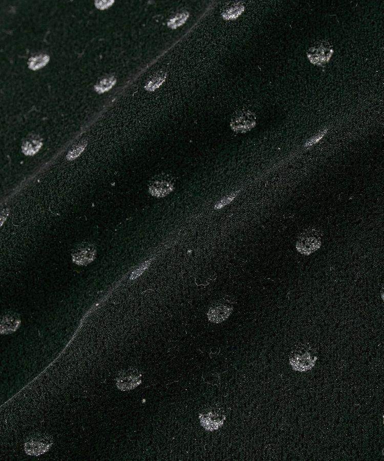 YECCA VECCA「グリッタードットベロアオーバーキャミ」|キャミソール|